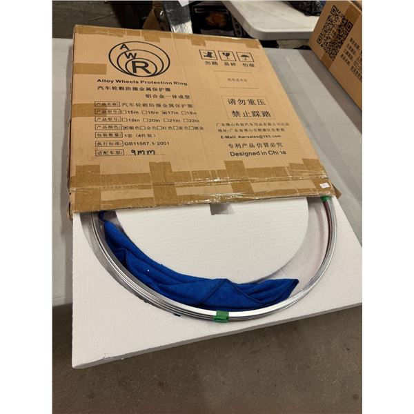 New Alloy wheels protecting ring 17 inch