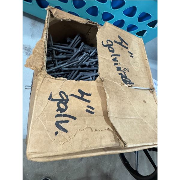 Galvanized nails 4"