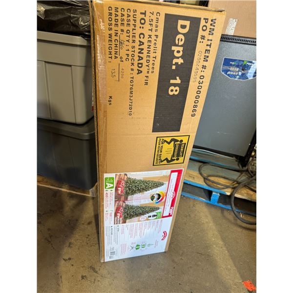 Pre-lit 7 1/2 foot Kennedy for Christmas tree