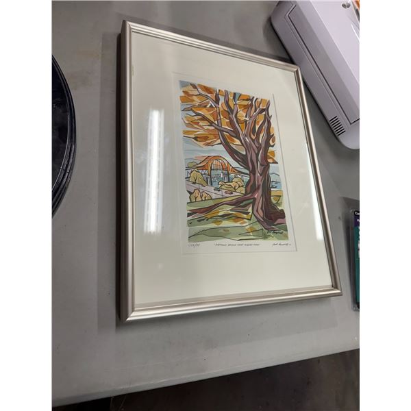 Jack Campbell 1/22/45 serigraph (silk screen print)