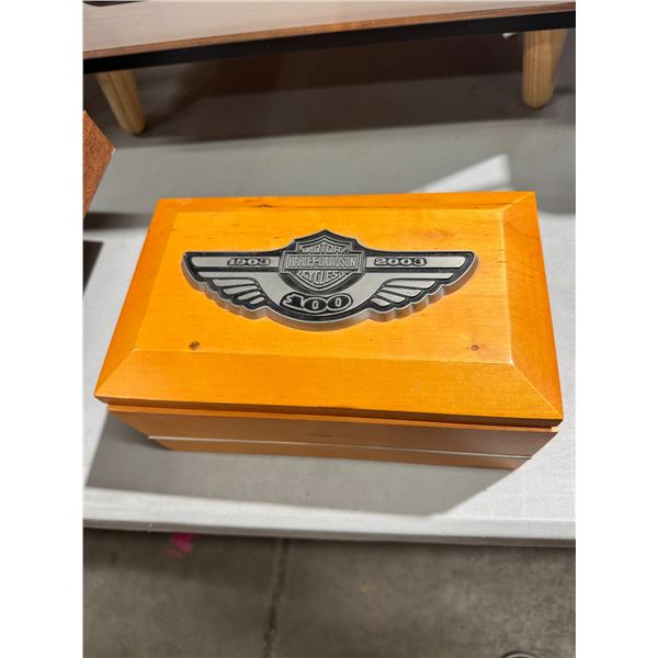 Harley Davidson wood box