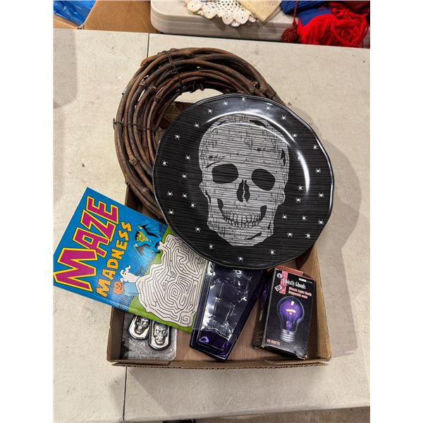 Halloween items and maze madness
