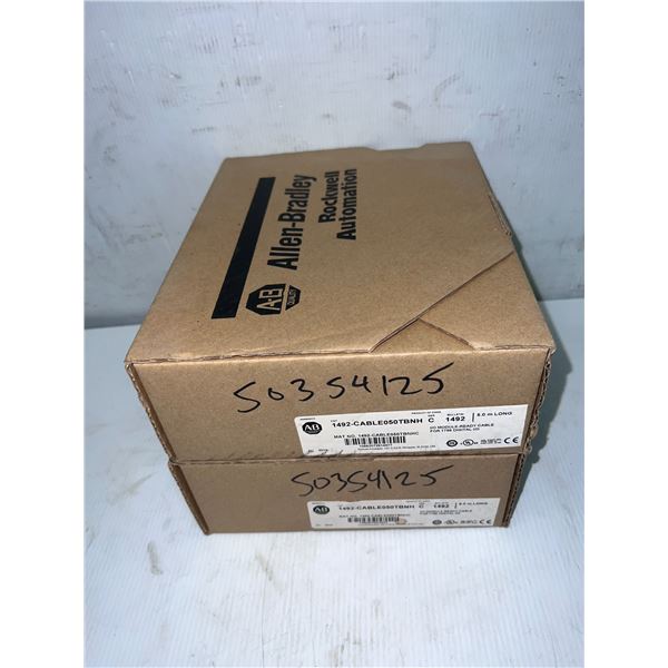 (2) Allen-Bradley #1492-CABLE050TBNHC