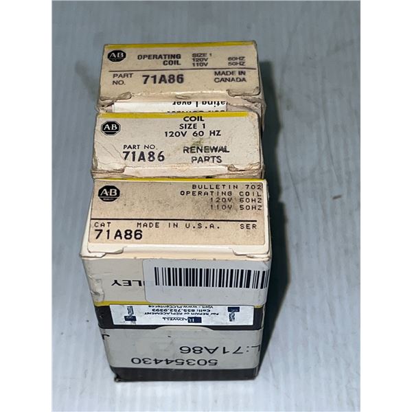 (3) Allen-Bradley #71A86