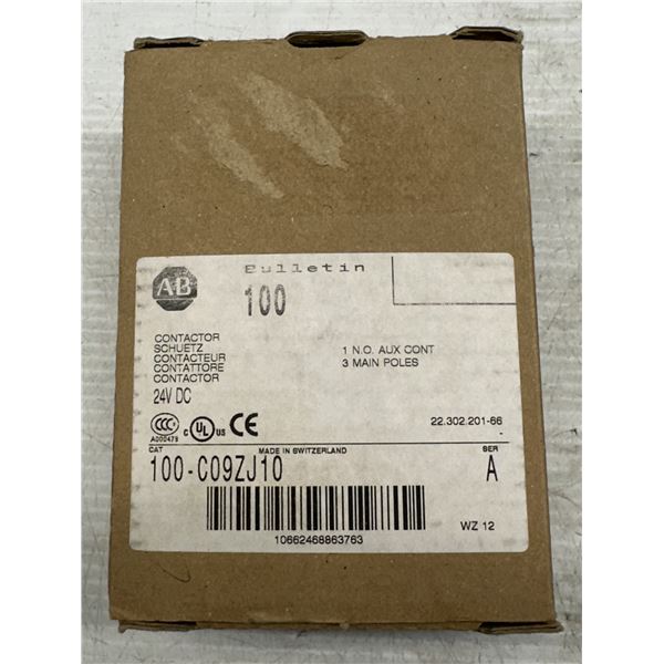 Allen Bradley #100-C09ZJ10 Contactor