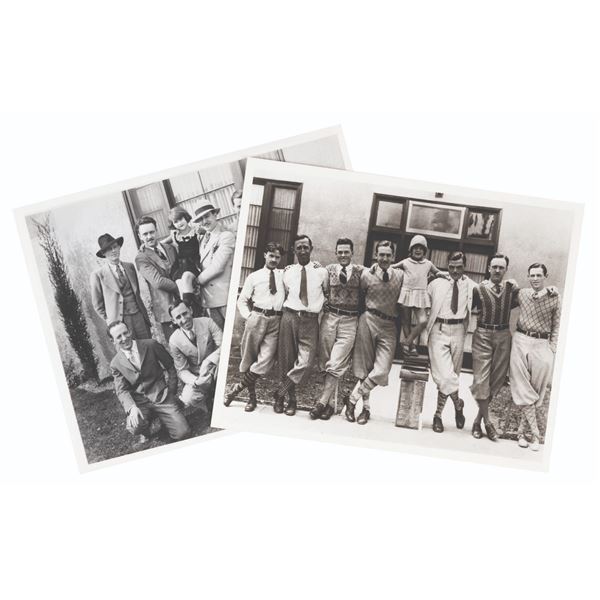 A Pair of Early Walt Disney Studios Photos.