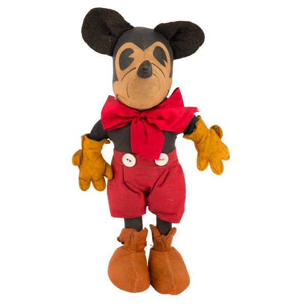 An Early Borgfeldt Mickey Mouse Doll.