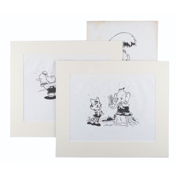 "Elmer Elephant" Original Publicity Art.