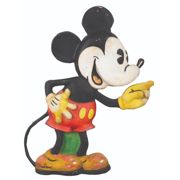 An Old King Cole Mickey Mouse Display.