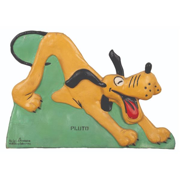 An Old King Cole Pluto Display.