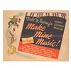 Image 1 : A "Make Mine Music" Half-Sheet Poster.