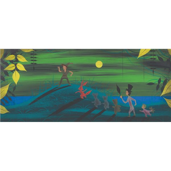 A "Peter Pan" Mary Blair Concept Painting.