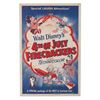 Image 1 : A Walt Disney's "4th of July Firecrackers" One-Sheet.
