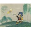 Image 1 : A Pair of Jiminy Cricket and Tinker Bell Original Production Cels.