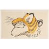 Image 1 : A Ken Anderson Shere Khan Character Development Drawing.