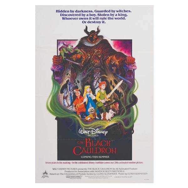 A One-Sheet for "The Black Cauldron."