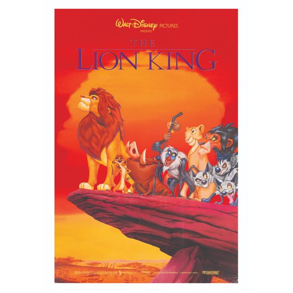 A One-Sheet for "The Lion King."