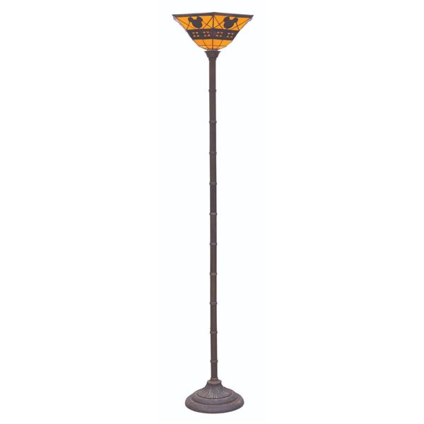 A Tiffany-Style Mickey Mouse Floor Lamp.