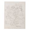 Image 1 : A "Nashville's Founding Feathers" Carl Barks Signed Concept Drawing.