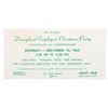 Image 1 : A Disneyland Employees Christmas Party Ticket.