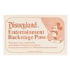 Image 1 : A Disneyland Entertainment Backstage Pass.