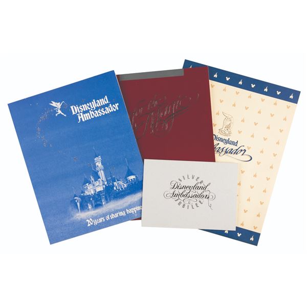 Three Disneyland Ambassador Booklets.