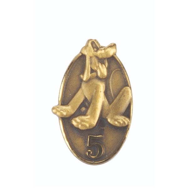 A 5 Year Service Award Cast Member Pin.