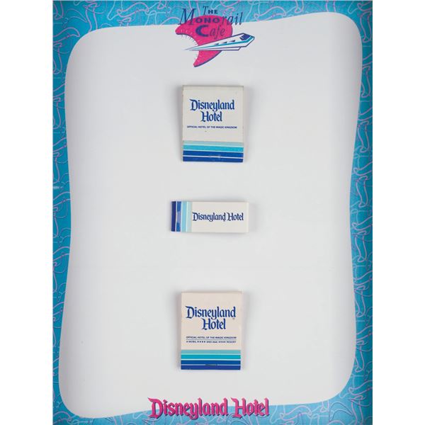 Three Disneyland Hotel Matchbooks.