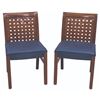 Image 3 : A Paradise Pier Hotel Table and Pair of Chairs.