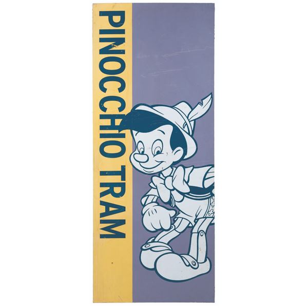 Pinocchio Sign A Disneyland Resort Pinocchio Tram Sign. - Van Eaton Galleries