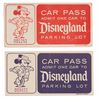 Image 2 : A Pair of 1960s Disneyland Car Passes.