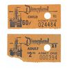 Image 1 : A Pair of Disneyland Admission Tickets.