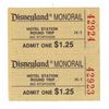 Image 1 : A Pair of Disneyland Monorail Round Trip Tickets.
