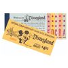 Image 1 : A Disneyland Main Gate Admission Ticket & Ticket Book.