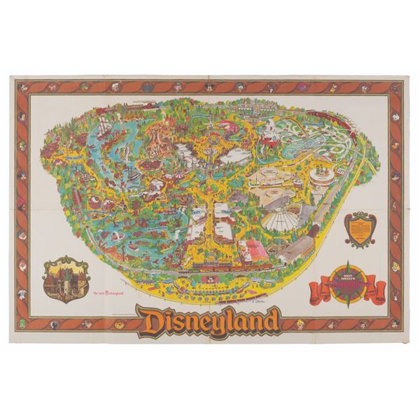 A Disneyland 1983 Souvenir Map.