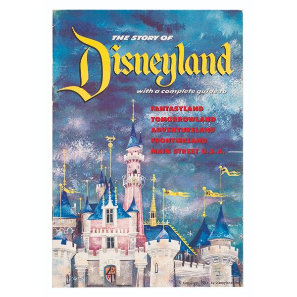 A 1955 The Story of Disneyland Guidebook.