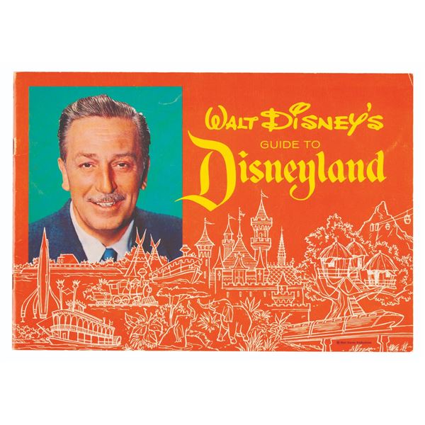 A 1963 Walt Disney's Guide to Disneyland.