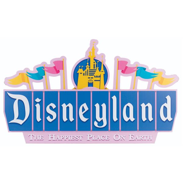 A Souvenir Disneyland Marquee Sign.