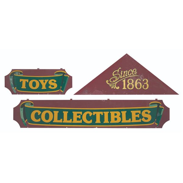Three Main Street Emporium Signs.