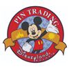 Image 1 : A Disneyland Resort Pin Trading Sign.