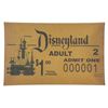 Image 1 : A Disneyland 50th Anniversary Ticket Plate.