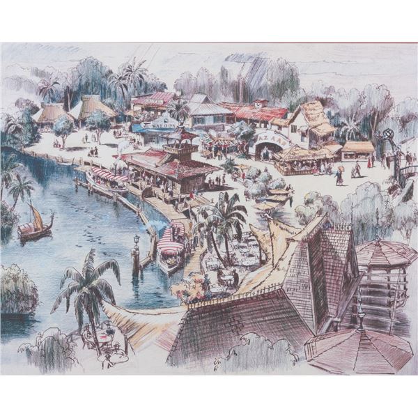 A Disneyland Hotel Adventureland Print.
