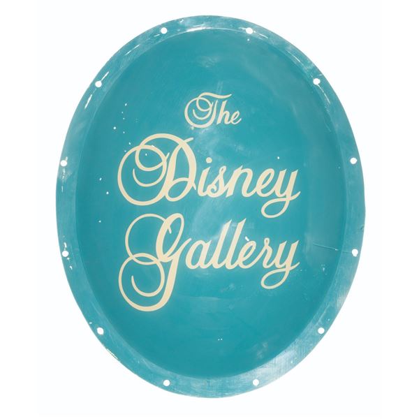 A Disney Gallery Sign.