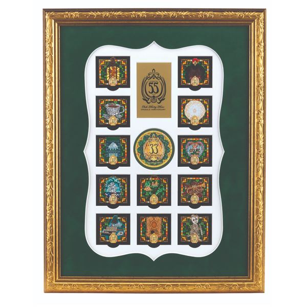 A Club 33 Emerald Anniversary Pin Set.