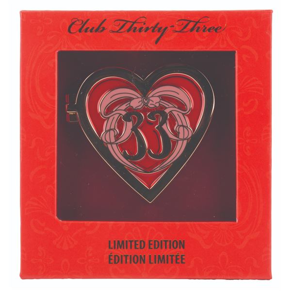 A Club 33 Valentine's Day Pin.