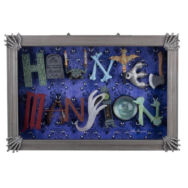 A Haunted Mansion Shadowbox by Avanzino.