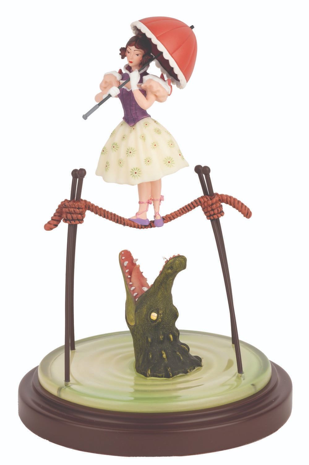 A Haunted Mansion Tightrope Walker Figure.