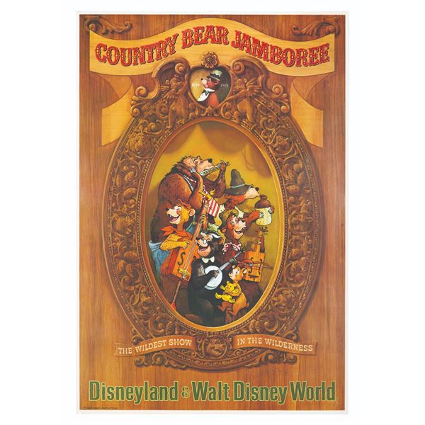 A Country Bear Jamboree Attraction Poster.