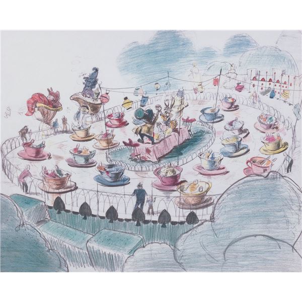 A Disneyland Hotel Mad Tea Party Print.
