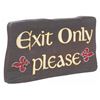 Image 4 : A Fantasyland Exit Only Sign.